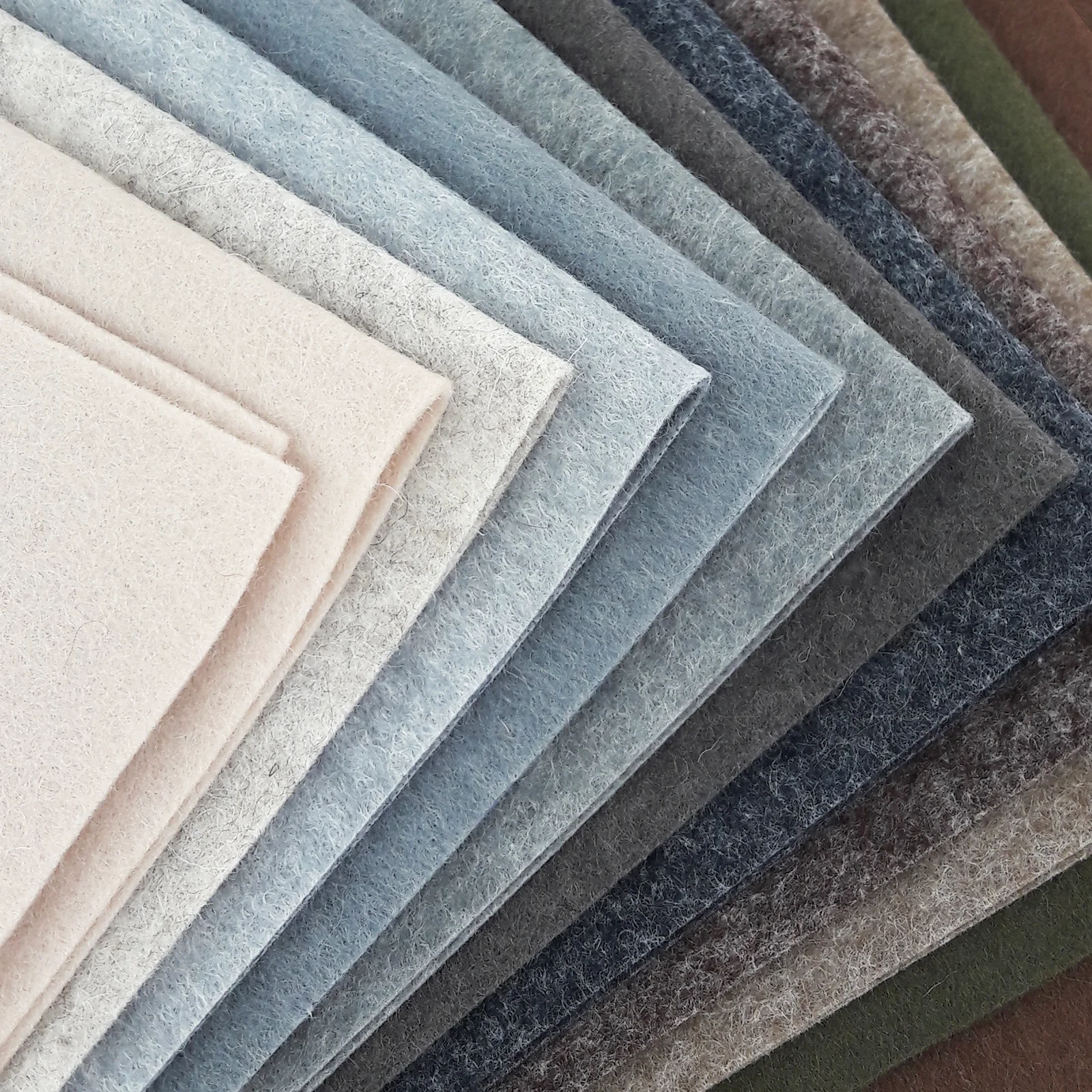 Colored Wool Felt & Woollen Felt Sheets macro view